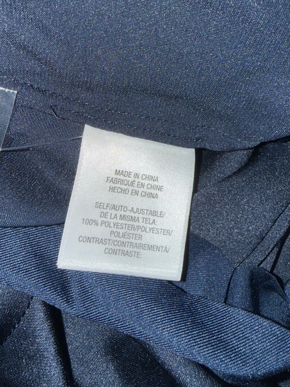 Favorite Daughter Navy Satin Bodysuit Small - Picture 6 of 8